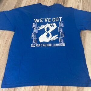Men's XL Kentucky Wildcats 2012 National Championship T-Shirt, NWOT